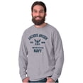 thumbnail image 1 of Anchors Aweigh United States Navy Long Sleeve TShirt Men Women Brisco Brands M, 1 of 1