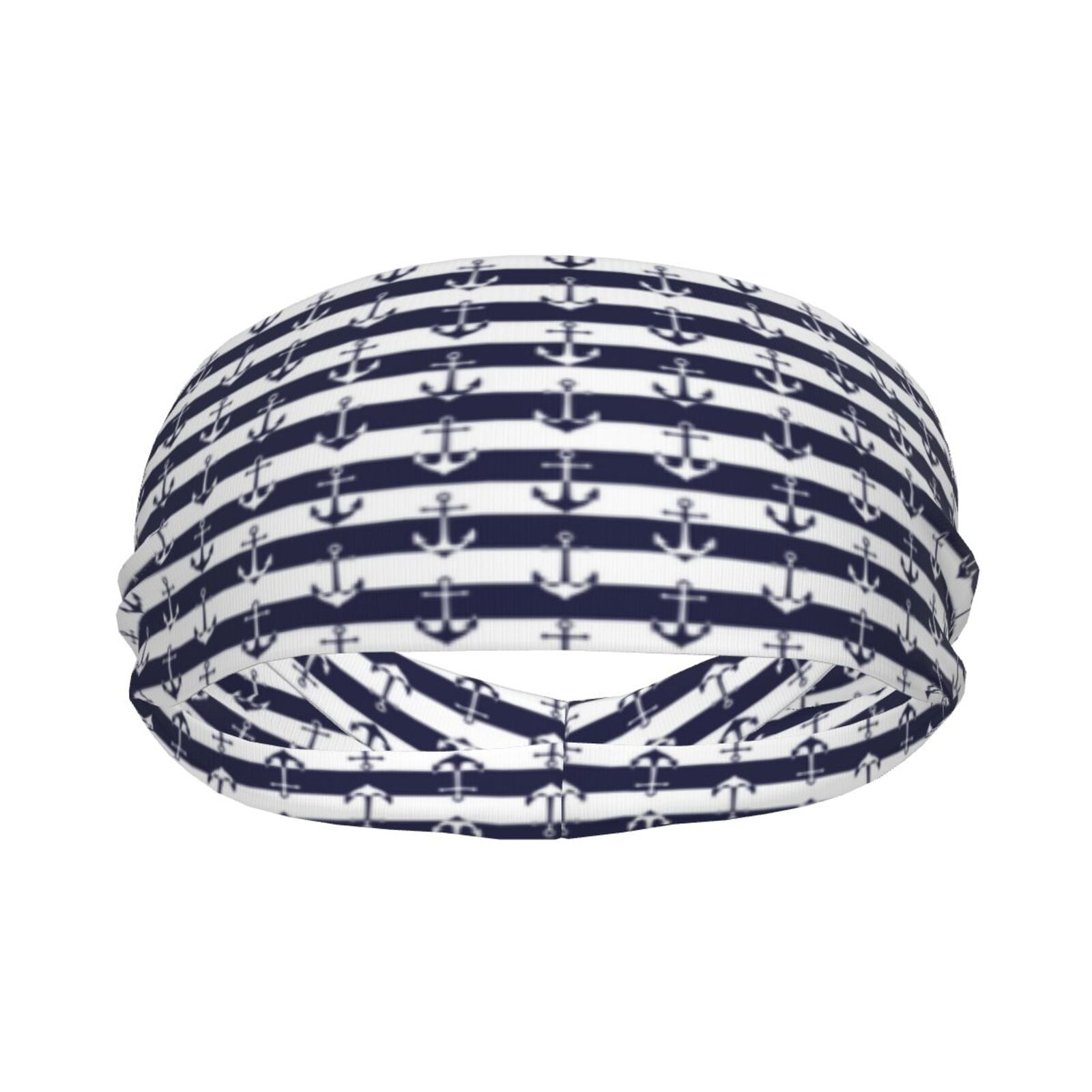 Anchors Sweat Bands Headbands for Women Men, Sports Workout Headbands