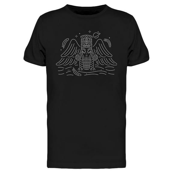 Ancient Alien Design T-Shirt Men -Image by Shutterstock, Male 3X-Large