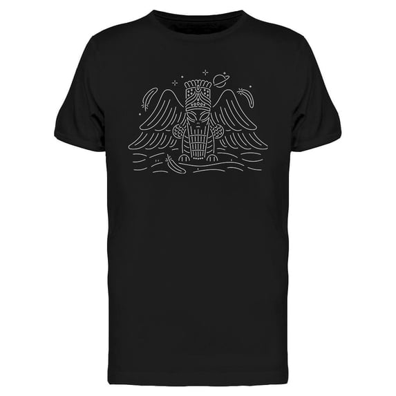 Ancient Alien Design T-Shirt Men -Image by Shutterstock, Male Medium