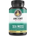 thumbnail image 1 of Ancient Bliss Organic Irish Sea Moss Pills, Rich in 102 Minerals -Dr. Sebi Wildcrafted Sea Moss Capsules Thyroid, Healthy Skin & Joint Support, 120 Capsules, 1 of 7