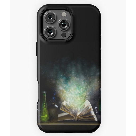 Ancient Book Of Magic Spells Wizard Phone Case for iPhone 16 15 14 13 12 11 Pro Max