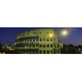 thumbnail image 1 of Ancient Building Lit Up At Night, Coliseum, Rome, Italy Poster Print (18 x 6), 1 of 1