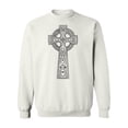 thumbnail image 1 of Ancient Celtic Cross Impression Sweatshirt Men -Image by Shutterstock, Male 3X-Large, 1 of 4