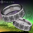 thumbnail image 1 of Ancient Celtic Ornament Tungsten Carbide Ring, 1 of 6