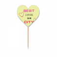 thumbnail image 1 of Ancient City Luoyang Art Deco  Fashion Toothpick Flags Heart Lable Cupcake Picks, 1 of 3