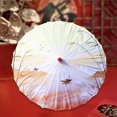 thumbnail image 1 of Ancient Dance Umbrella Silk Cloth Women Umbrella for Costumes Events Style A, 1 of 8