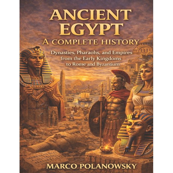 Ancient Egypt: A COMPLETE HISTORY: Dynasties, Pharaohs, and Empires from the Early Kingdoms to Rome and Byzantium, (Paperback)