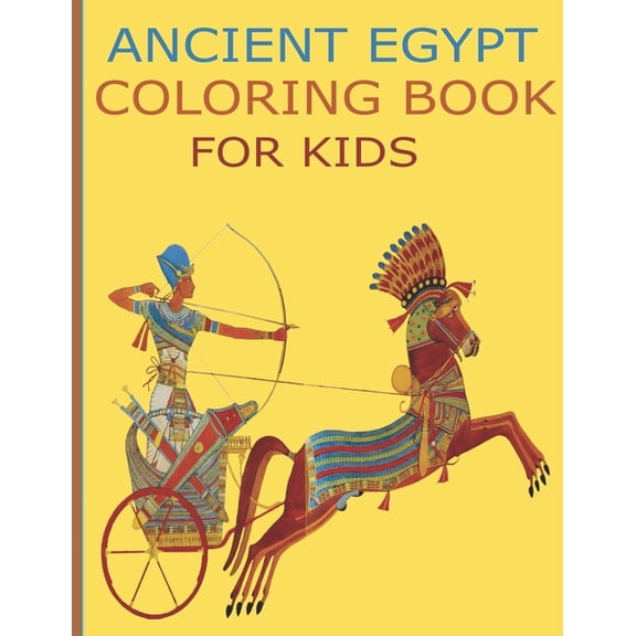 Ancient Egypt Coloring Book For Kids
