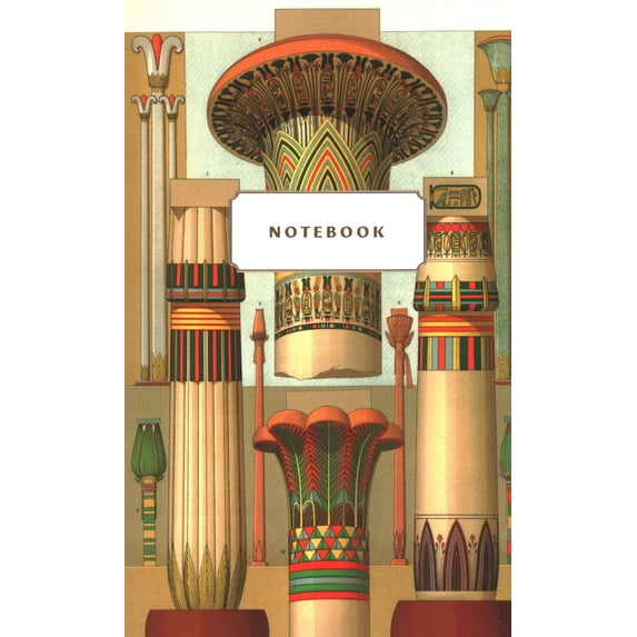 Ancient Egypt Columns-Albert Racinet : Small Bullet Journal (General merchandise)