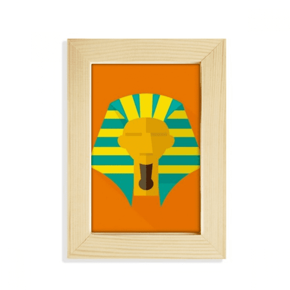 Ancient Egypt Pattern Pharaoh Desktop Display Photo Frame Picture Art Painting 5x7 inch