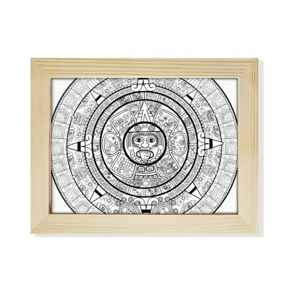 Ancient Egypt Pharaoh Pattern Desktop Photo Frame Picture Art Decoration Painting 6x8 inch