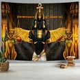thumbnail image 1 of Ancient Egypt Tapestry, Horus Anubis Pharaoh's Bastet Cat Mysterious Hieroglyph Guardian Mythical Tapestry Wall Hanging, Ancient Egyptian Tapestry for Bedroom Living Room, 60X40IN, 1 of 2