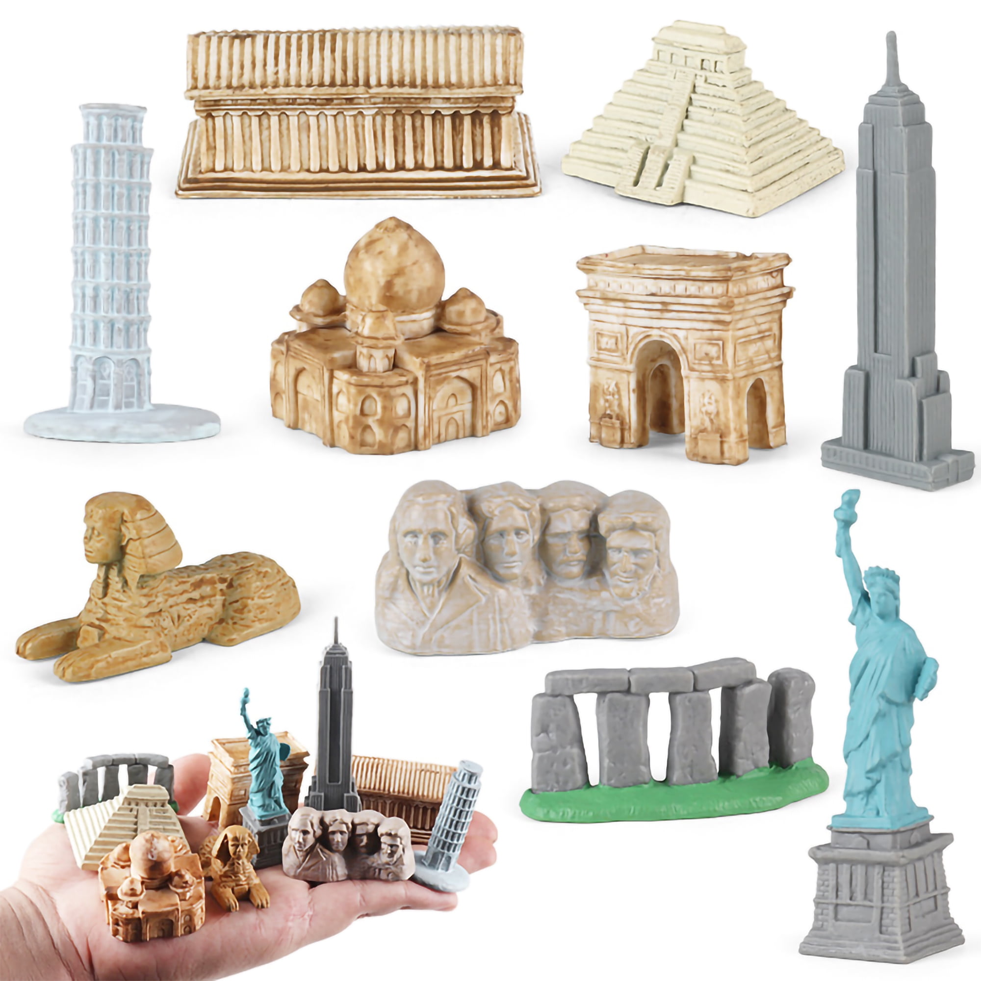 Ancient Egypt Toys Mini Around The World City Miniatures Buildings