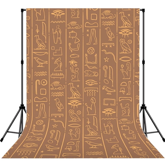 Ancient Egypt Vintage Photography Backdrop 5x7Ft Background for Photo Studio Video Recording Birthday Party Wedding Home Decor