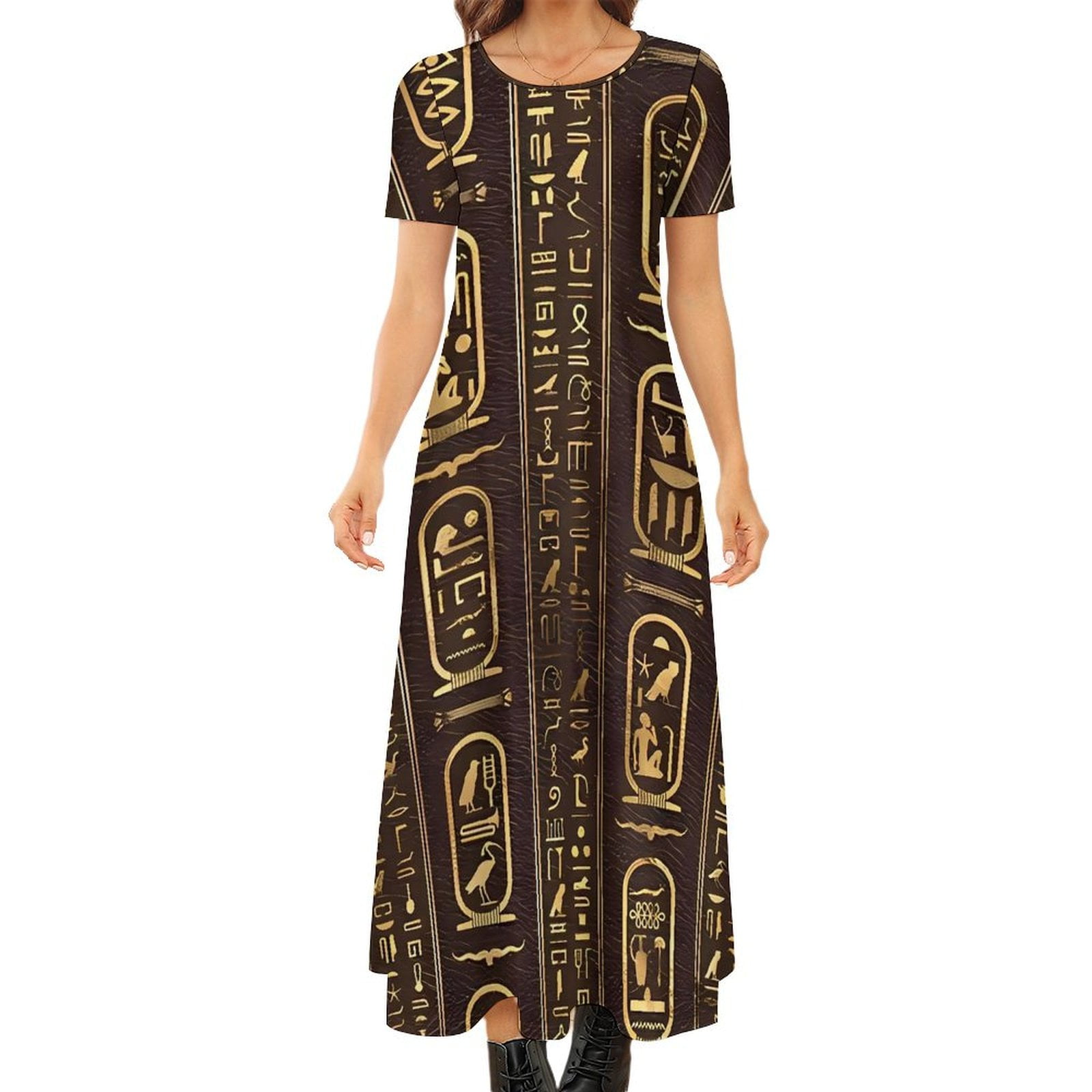 Ancient Egyptian Art Dress Modern Maxi Dress Short Sleeve Aesthetic Boho Beach Long Dresses Ladies Printed Big Size Vestidos - Walmart.com Ancient Egyptian Art Dress Modern Maxi Dress Short Sleeve Aesthetic Boho Beach Long Dresses Ladies Printed Big Size Vestidos - Walmart.com