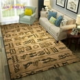 thumbnail image 1 of Ancient Egyptian Hieroglyphics Symbol Carpet Rug for Home Living Room Bedroom Sofa Doormat r kid Area Rug Non-slip Floor Mat, 1 of 5