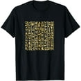 thumbnail image 1 of Ancient Egyptian Hieroglyphics T-Shirtmen and women can wear, black, white, gifts.S,M,L,XL,2XL,3XL,178XL, 1 of 4