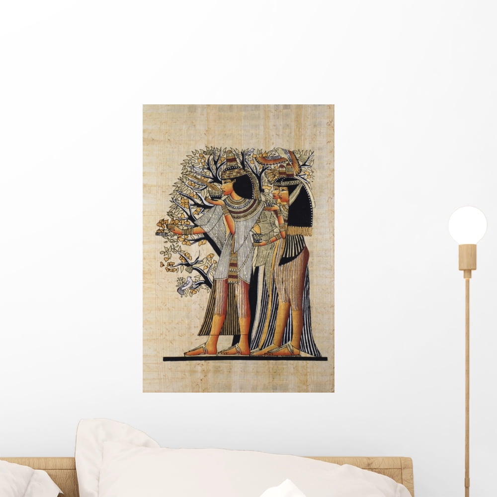 Ancient Egyptian Papyrus Wall Mural by Wallmonkeys Peel and Stick ...