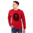 thumbnail image 1 of Ancient Egyptian Pyramid Pharaoh Long Sleeve TShirt Men Women Brisco Brands M, 1 of 6