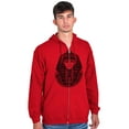 thumbnail image 1 of Ancient Egyptian Pyramid Pharaoh Unisex Fleece Graphic Zip Up Hoodie Brisco Brands 2X, 1 of 5