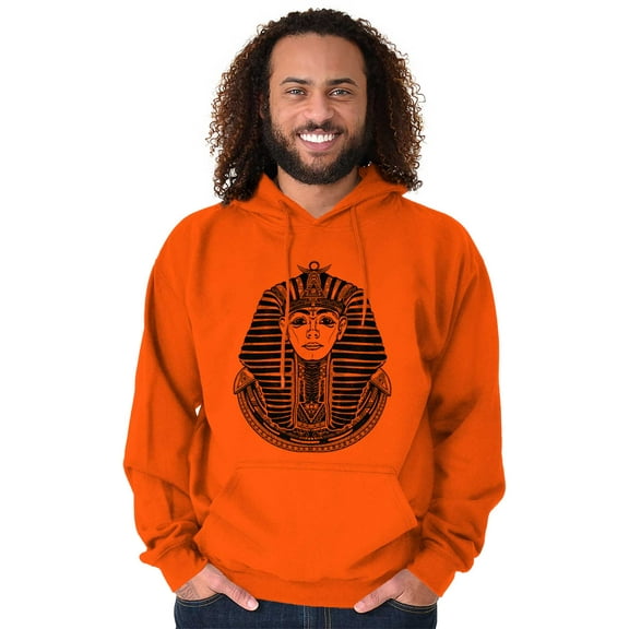 Ancient Egyptian Pyramid Pharaoh Unisex Plus Fleece Graphic Hoodie Brisco Brands 2X