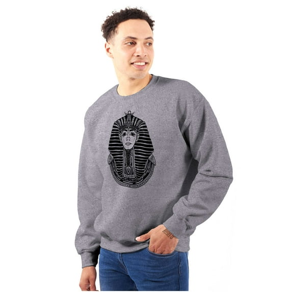 Ancient Egyptian Pyramid Pharaoh Unisex Plus Fleece Graphic Sweatshirt Brisco Brands 5X
