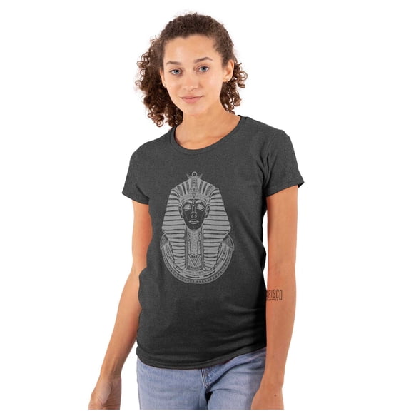 Ancient Egyptian Pyramid Pharaoh Womens Slim Fit Graphic Tee Brisco Brands X