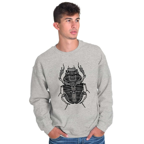 Ancient Egyptian Scarab Beetle Sweatshirt for Men or Women Brisco Brands X