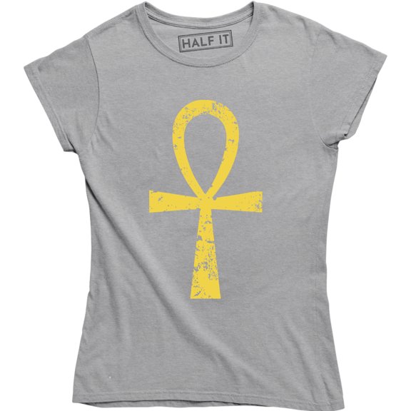 Ancient Egyptian Symbols Cross Ankh Breath Key Of Life Crux Ansata Women T-Shirt