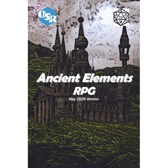 Ancient Elements RPG, (Paperback)