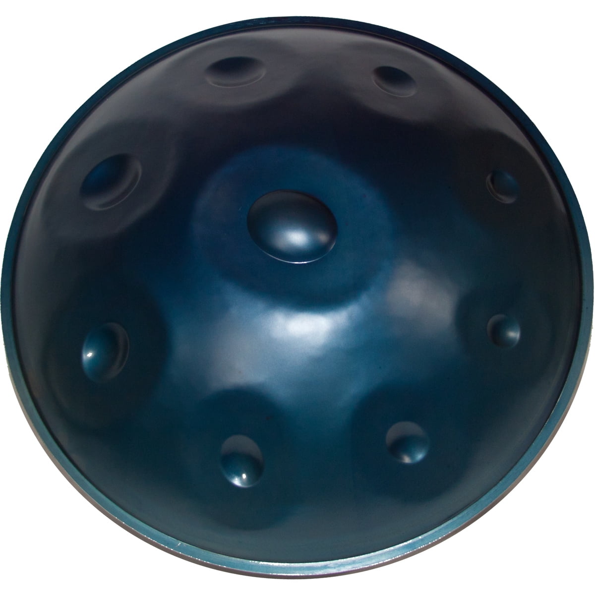 Ancient Future 9-Note Handpan in E Hijaz w/ Case - Blue/Purple