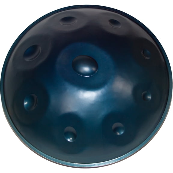 Ancient Future 9-Note Handpan in E Hijaz w/ Case - Blue/Purple