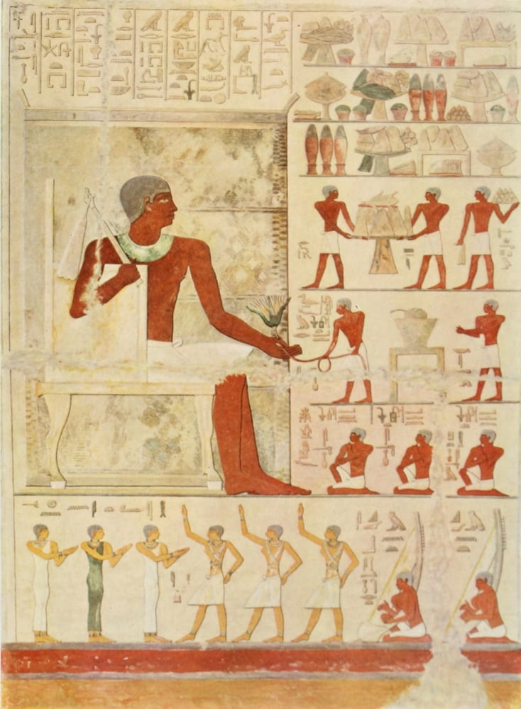 Ancient Giza 1936 Wall painting 1 Canvas Art - (24 x 36)