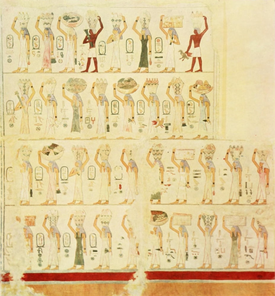 Ancient Giza 1936 Wall painting 3 Canvas Art - (24 x 36)