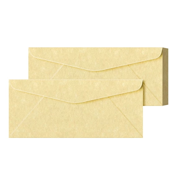 Ancient Gold #10 Astroparche Parchment Business Envelopes  Perfect for Invitations, Greetings, Holiday, Office, Invoices, Letters, Mailings | 4 1/8 x 9 1/2 inches | 50 per Pack