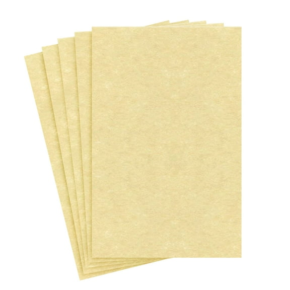 Ancient Gold Parchment Cardstock - Great for Certificates, Menus and Wedding Invitations | 65Lb Cover (176gsm) | 11 x 17" | 50 Sheets per Pack