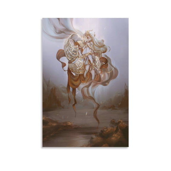 Ancient Greek Goddess Art Poster Aura Artworks Canvas Poster Room Aesthetic Wall Art Prints Home Modern Decor Gifts 08x12inch(20x30cm)