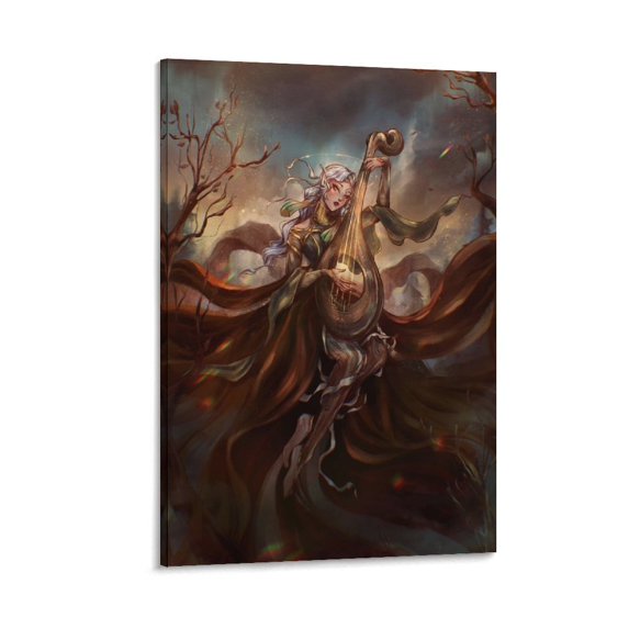 Ancient Greek Goddess Art Poster Calliope Picture Print Wall Art Poster Painting Canvas Posters Artworks Gift Room Aesthetic 16x24inch(40x60cm)