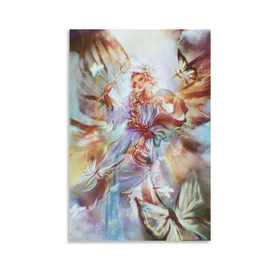 Ancient Greek Goddess Art Poster Iris Art Poster Canvas Painting Decor Wall Print Photo Gifts Home Modern Decorative Posters 08x12inch(20x30cm)