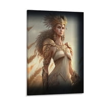Ancient Greek Gods Poster Demeter Artworks Canvas Poster Room Aesthetic Wall Art Prints Home Modern Decor Gifts 16x24inch(40x60cm)