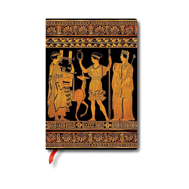 Ancient Greek Pottery 2027 Gathering of Deities MIDI Softcover 12-Month Daily Planner, 432pg, 80gsm by Paperblanks (Ancient Greek Pottery), (Paperback)