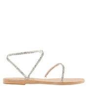 Ancient Greek Sandals Irina Crystal-Embellished Flat Sandals, Brand Size 36 ( US Size 6 )