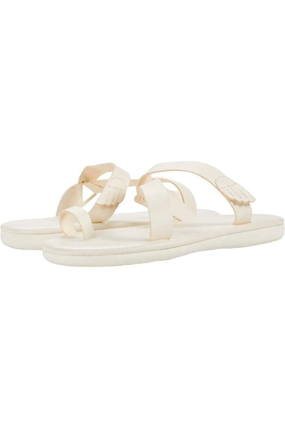 Ancient Greek Sandals Magda Women's US 10 White Toe Ring Comfort Slide KHD789