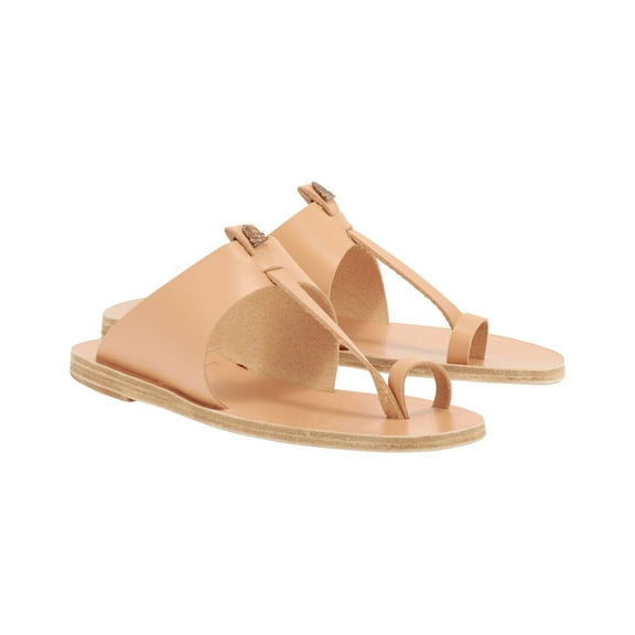 Ancient Greek Sandals Pelekis Leather Sandal, 38