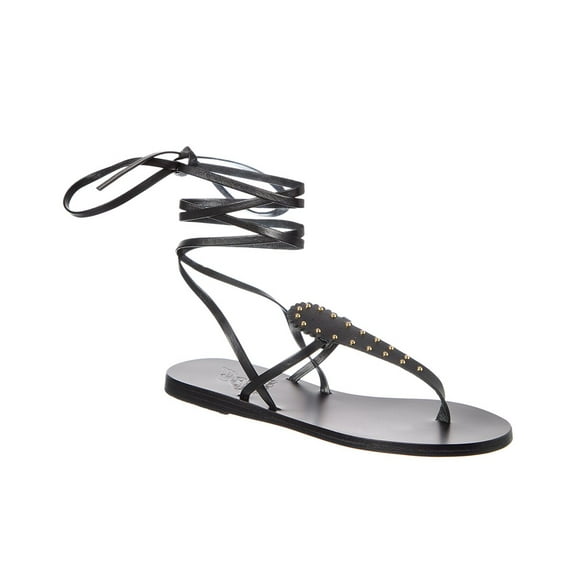 Ancient Greek Sandals Pyrichos Leather Sandal, 41