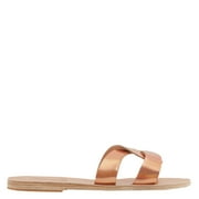 Ancient Greek Sandals Rame Desmos Flat Leather Sandals, Brand Size 35 ( US Size 5 )