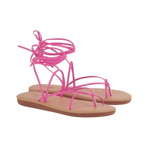 Ancient Greek Sandals String Flip Flop Leather Sandal, 37