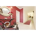 thumbnail image 1 of Ancient Greek Style Design Red Color Rug Runner Printed Slip Resistant Rubber Back Latex Runner Rug (Red, 1'11" x 7'), 1 of 8