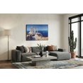 Ancient Greek Temple Wall Art Print, Mediterranean Sea And Classical ...